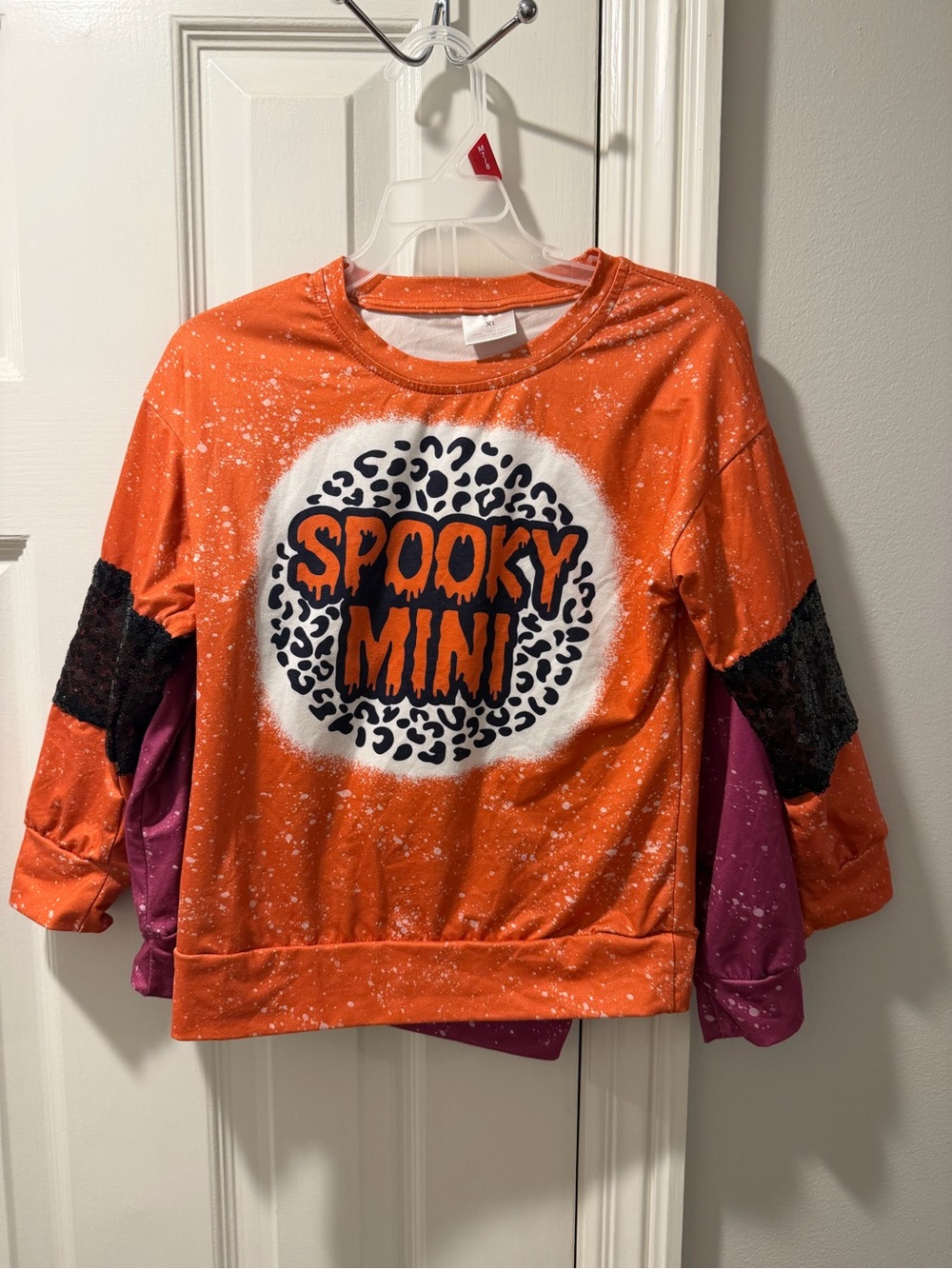 Bundle of 2 Kids Long Sleeve Boutique style Sweatshirts - Halloween themed